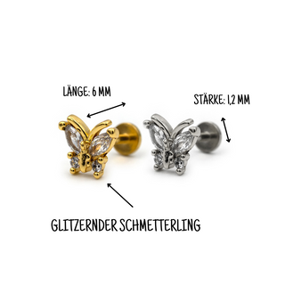 ARTIQO 'Sparkling Wings' Piercingstecker - helloartiqo.com